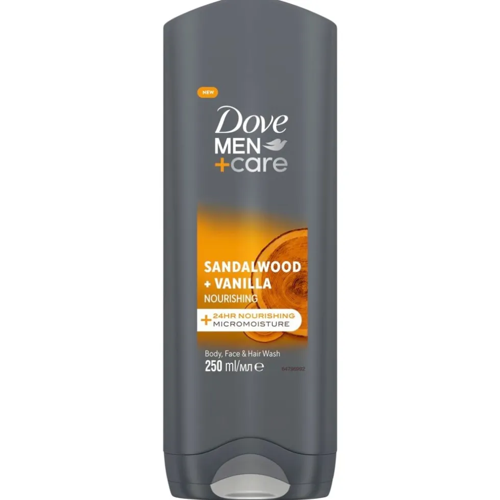 Dove Men+Care Sandalwood & Vanilla 3-in-1 Douchegel