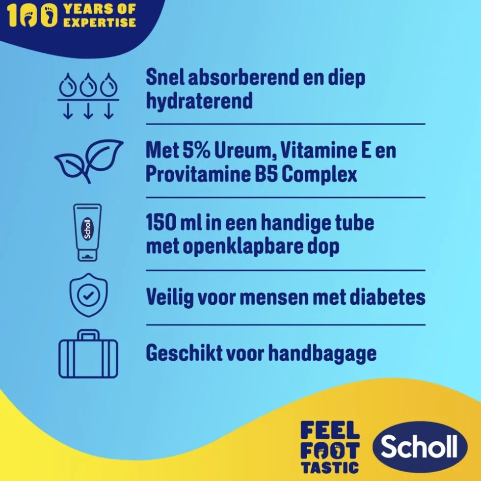 Dr. Scholl's Expert Care Intens Voedende Voetencrème