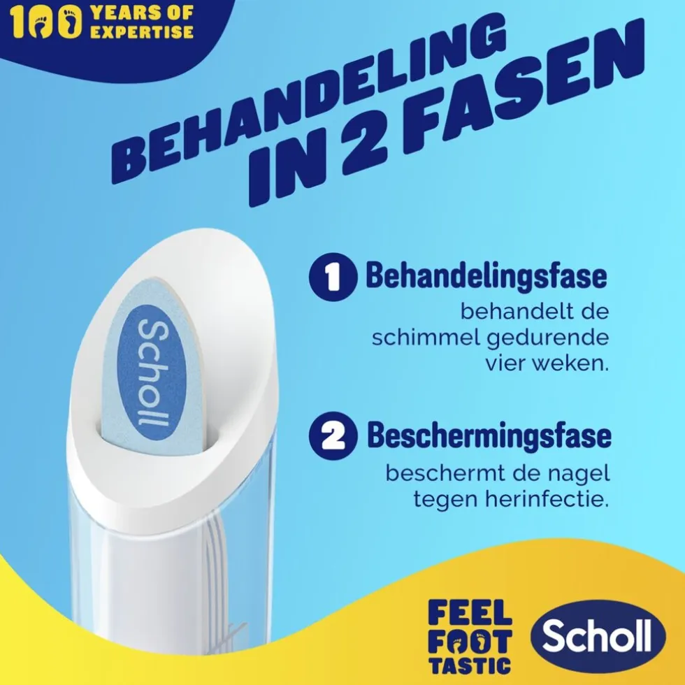 Dr. Scholl's 2-In-1 Oplossing voor Schimmelnagels