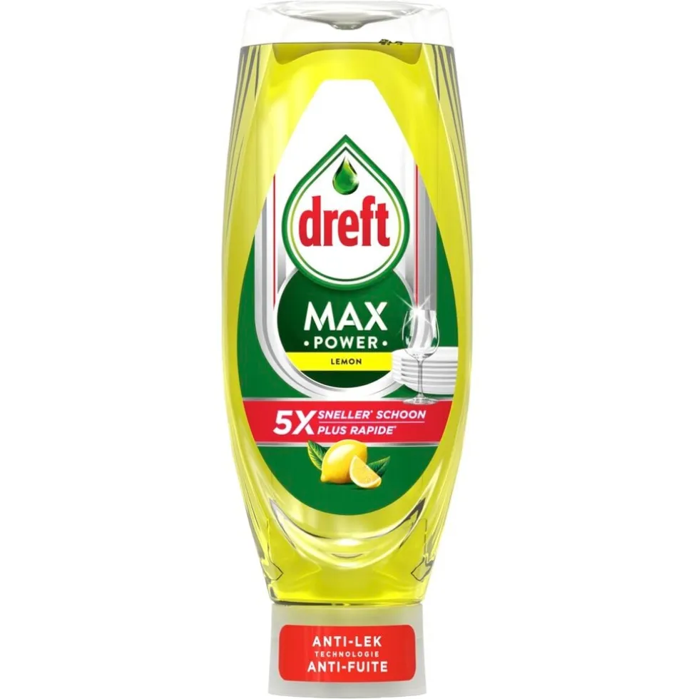 Dreft MaxPower Lemon Vloeibaar Afwasmiddel