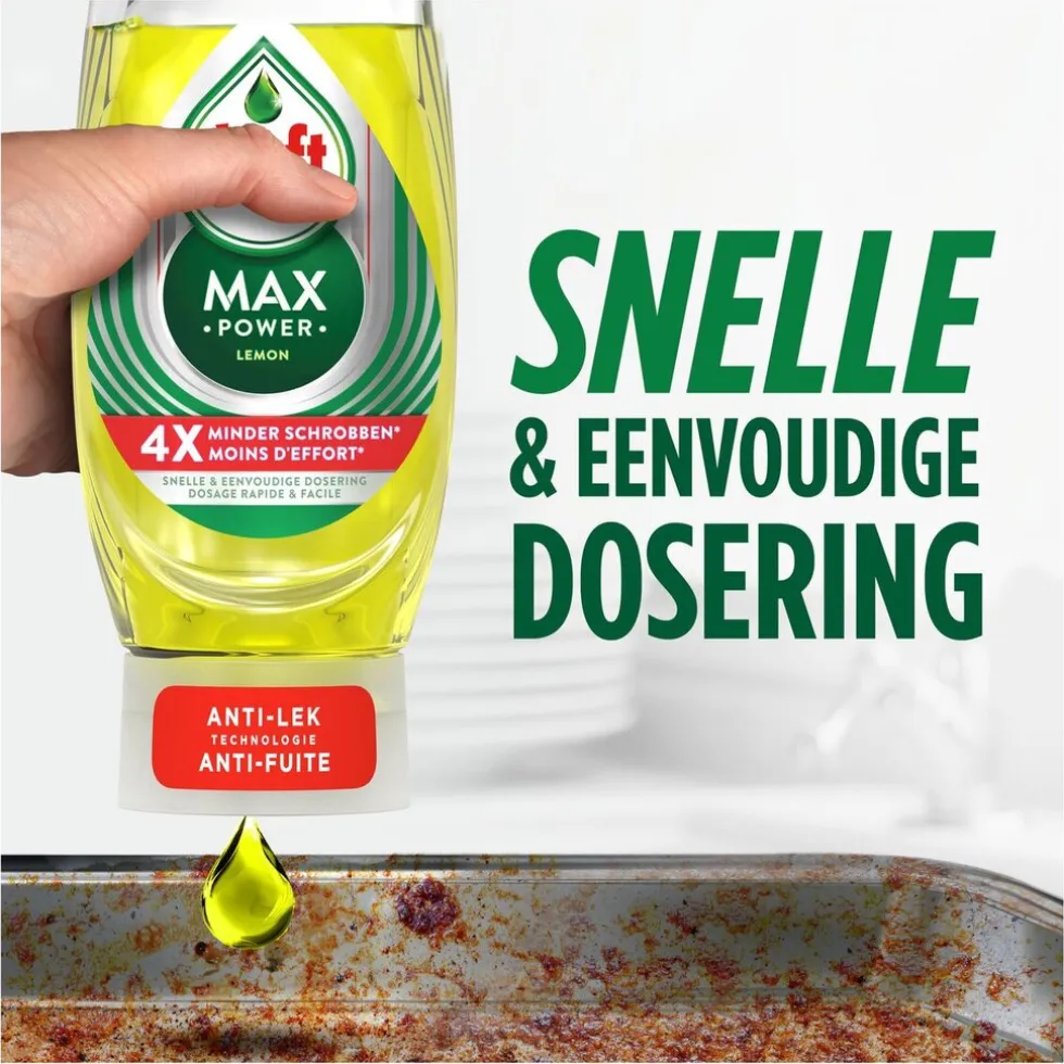 Dreft MaxPower Lemon Vloeibaar Afwasmiddel