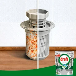 Dreft Platinum All in One Lemon Vaatwascapsules Jaarvolume