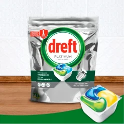 Dreft Platinum All-in-One Vaatwascapsules