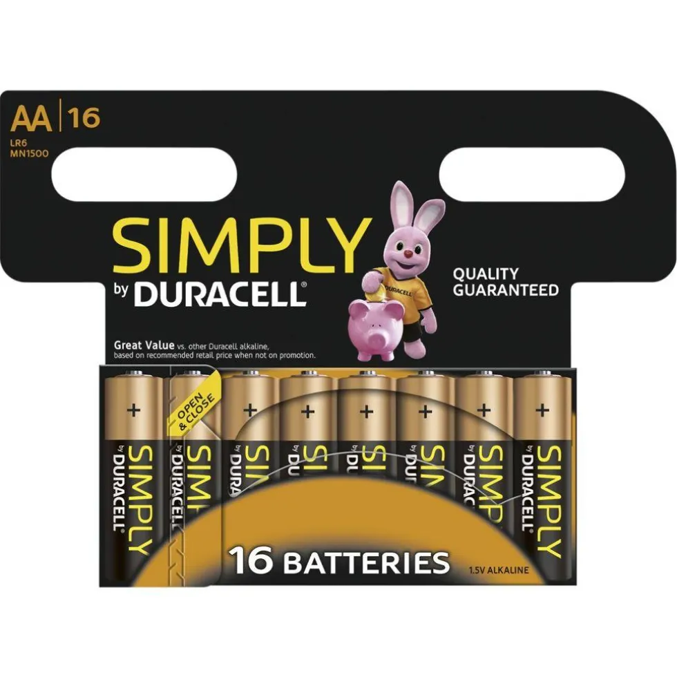 Duracell Simply AA Batterijen