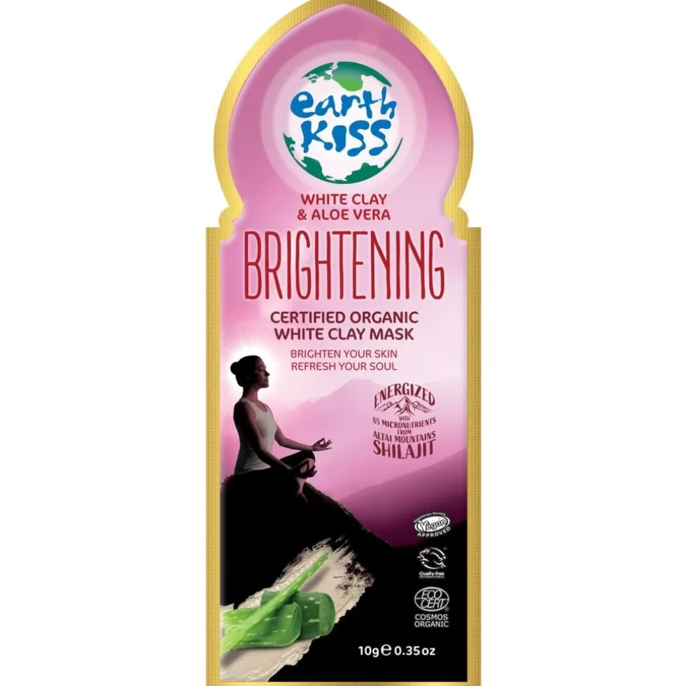 Earth Kiss Brightening White Clay & Aloe Vera Clay Masks