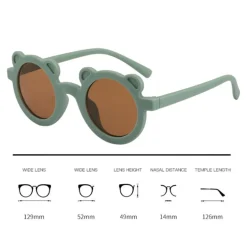 Eco Toys Beertje Groen 2-6 jr Kinderzonnebril