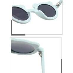 Eco Toys Beertje Wit 2-6 jr Kinderzonnebril