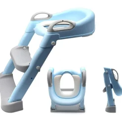 Eco Toys Blauw Toilettrainer met Trapje