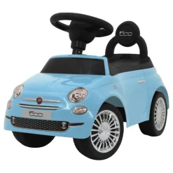 Eco Toys Fiat 500 Blauw Loopauto