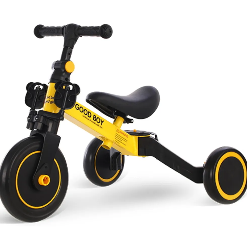 Eco Toys Geel 4-in-1 Loopfiets