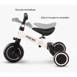 Eco Toys Geel 4-in-1 Loopfiets