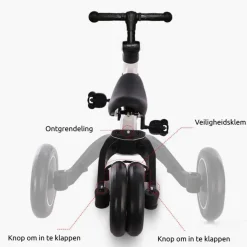 Eco Toys Geel 4-in-1 Loopfiets