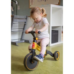 Eco Toys Geel 4-in-1 Loopfiets