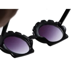 Eco Toys Schelp Zwart 2-6 jr Kinderzonnebril