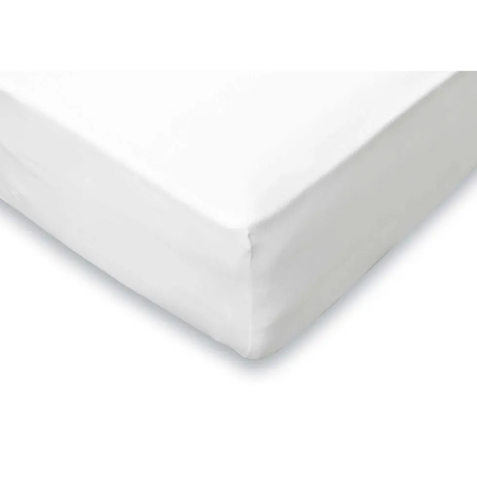 Elegance Hoeslaken Jersey Katoen Stretch 35cm Hoge Hoek - wit 80/90x190/200cm