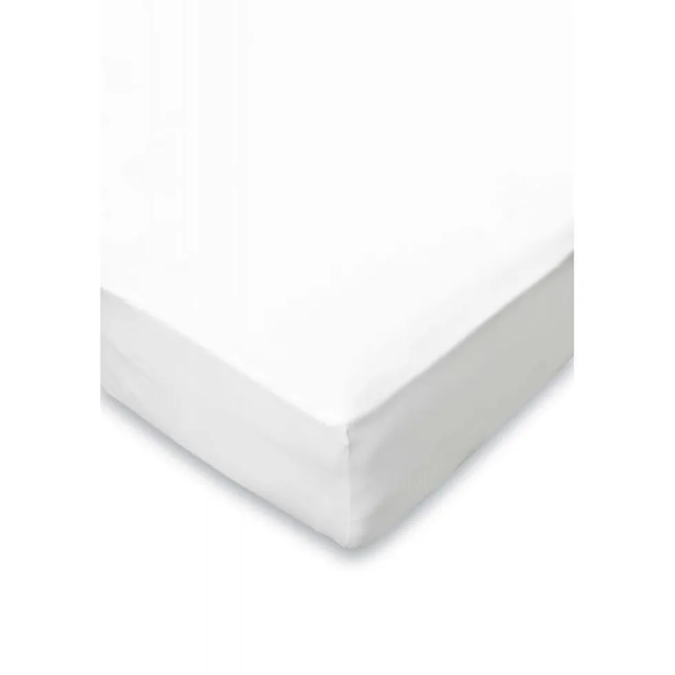 Elegance Hoeslaken Jersey Katoen Stretch 35cm Hoge Hoek - wit 80/90x190/200cm