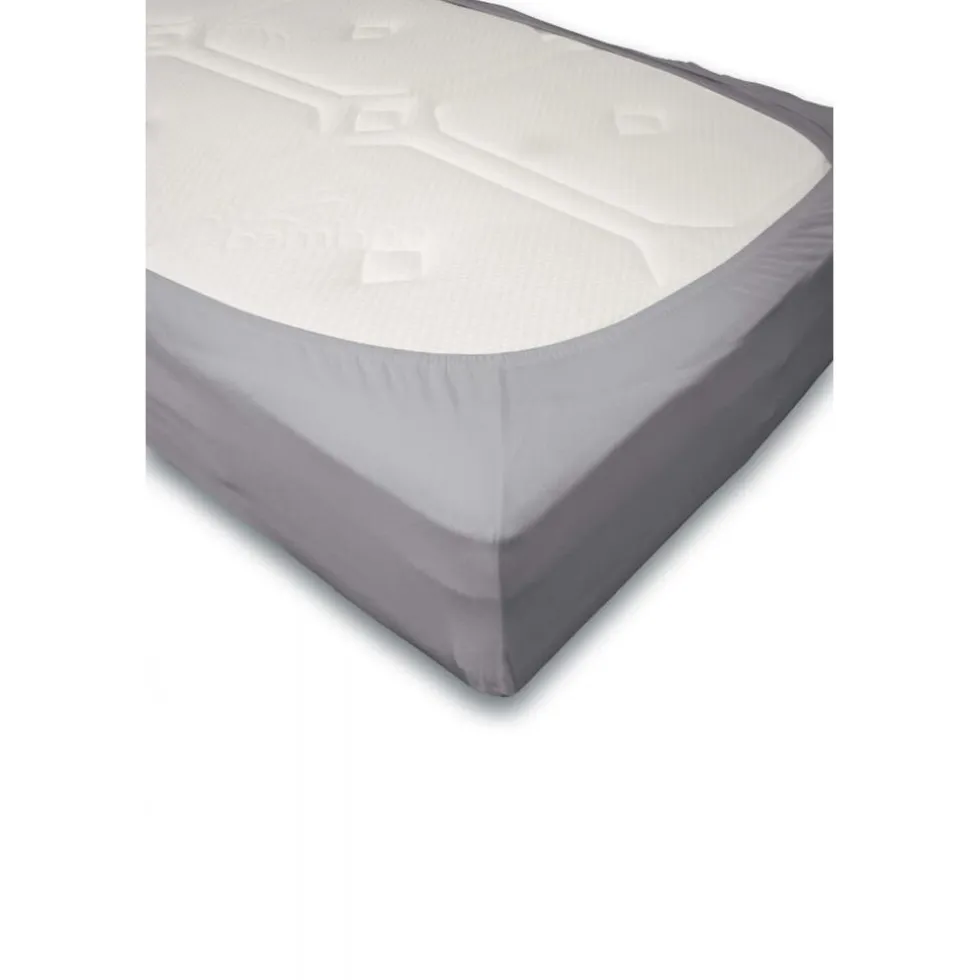 Elegance Hoeslaken Jersey Katoen Stretch 35cm Hoge Hoek - licht grijs 120/130/140x200cm