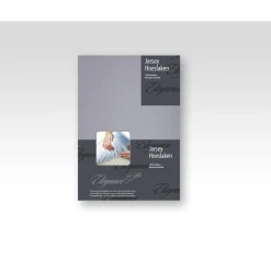 Elegance Hoeslaken Jersey Katoen Stretch 35cm Hoge Hoek - licht grijs 120/130/140x200cm