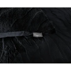 Eleganzzz Dekbedovertrek Jacquard Rabbit Fur - black 200x200/220cm