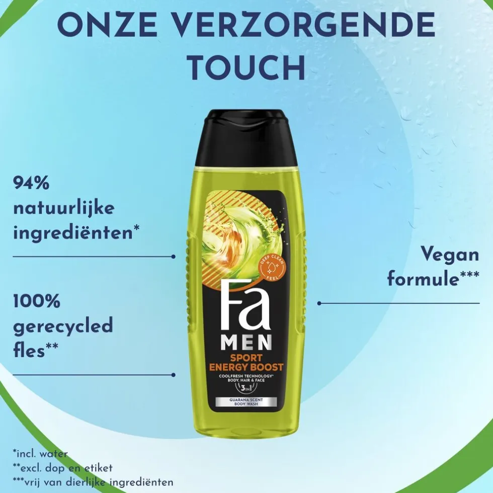 Fa Men Sport Energy Boost 3-In-1 Douchegel