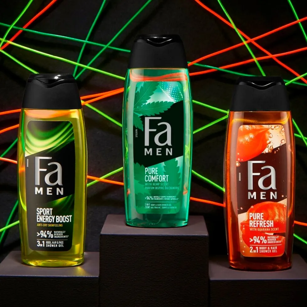 Fa Men Sport Energy Boost 3-In-1 Douchegel