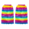 Fake Fur Gebreide Beenwarmers