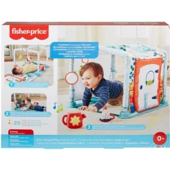 Fisher Price 3-In-1 Kruipen en Spelen Activiteitenspeelmat