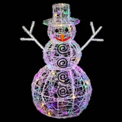 Fééric Lights and Christmas verlichte 3D-sneeuwpop