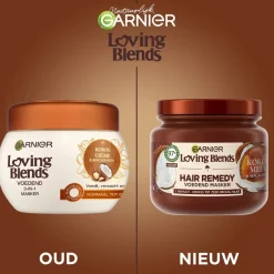 Garnier Loving Blends Kokosmelk & Macadamia Haarmasker