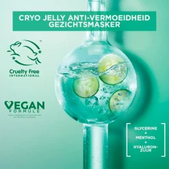 Garnier SkinActive Cryo Jelly Anti-Vermoeidheid Gezichtsmasker met Hyaluronzuur
