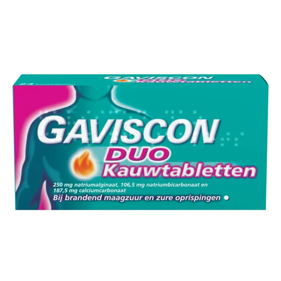 Gaviscon Duo Maagzuurremmer Kauwtabletten
