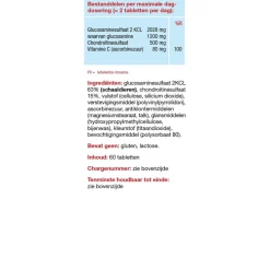 GluconCombi Glucosamine + Chondroïtine + Vitamine C Tabletten
