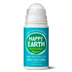 Happy Earth 100% Natural Cedar Lime Deodorant Roller