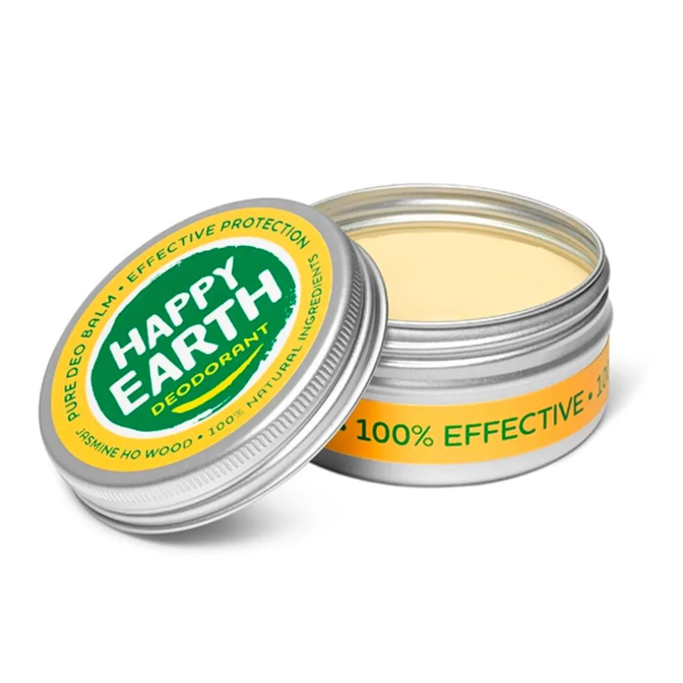 Happy Earth 100% Natural Jasmine Ho Wood Deodorant Balm