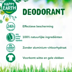 Happy Earth 100% Natural Jasmine Ho Wood Deodorant Balm
