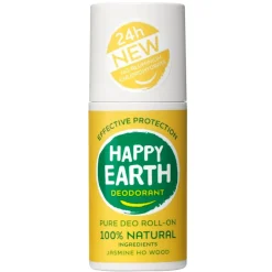 Happy Earth 100% Natural Jasmine Ho Wood Deodorant Roller