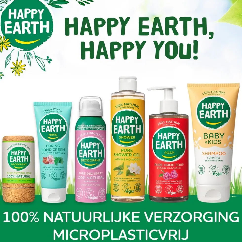 Happy Earth 100% Natural Jasmine Ho Wood Deodorant Spray