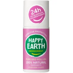 Happy Earth 100% Natural Lavender Ylang Deodorant Roller