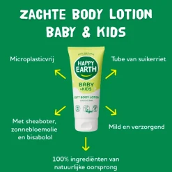 Happy Earth Baby & Kids 100% Natural Soft Bodylotion
