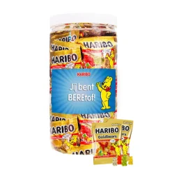 Haribo Goudberen "Jij bent BEREtof!" snoepcadeau