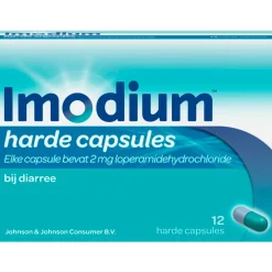 Imodium Loperamide HCl 2mg Harde Capsules bij Diarree