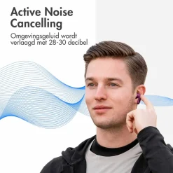 imoshion Aura Pro Draadloze Bluetooth Oordopjes met Active Noise Cancelling