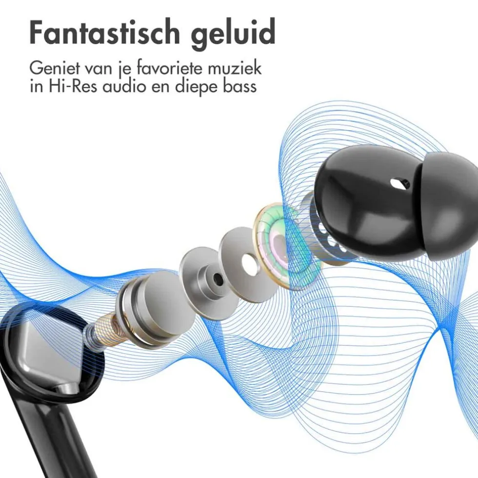 imoshion Aura Pro Draadloze Bluetooth Oordopjes met Active Noise Cancelling