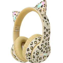 imoshion Draadloze Bluetooth Kinder Koptelefoon met Verlichte Kattenoortjes