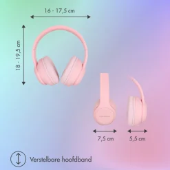 imoshion Draadloze Bluetooth Kinder Koptelefoon met LED Verlichting