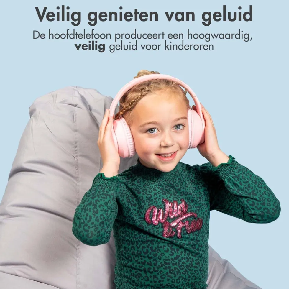 imoshion Draadloze Bluetooth Kinder Koptelefoon met LED Verlichting