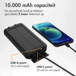 imoshion Solar Powerbank 10.000 mAh