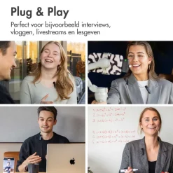 imoshion Two Pack Draadloze Bluetooth Microfoon met Oplaadcase