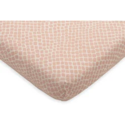 Jollein Jersey Snake Pale Pink 75 x 95 cm Boxmatras Hoeslaken