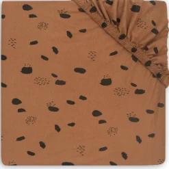 Jollein Jersey Spot Caramel 75 x 95 cm Boxmatras Hoeslaken